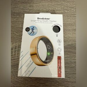 Brookstone Gold Smart Ring with Health Features